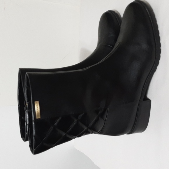 Calvin Klein Rene Quilted Shaft Ankle Women 9.5 Boot - Picture 6 of 9